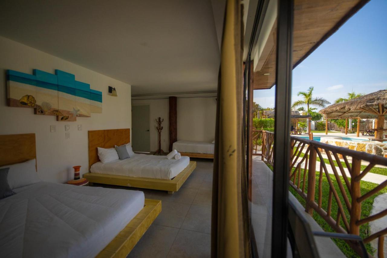 Hotel & Beach Club Ojo De Agua Puerto Morelos Eksteriør billede